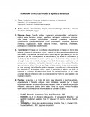 Humanismo Civico: Una invitación a repensar la democracia.