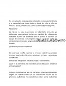 EDUCACION AMBIENTAL POR PROYECTOS