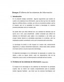 Ensayo: El dilema de los sistemas de información