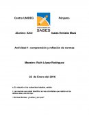 Comprensión y reflexión de normas.