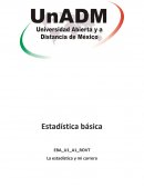 La estadística y mi carrera.