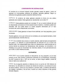 COMPONENTES DEL SISTEMA SOLAR.. Página 1