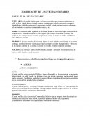 CLASIFICACIÓN DE LAS CUENTAS CONTABLES
