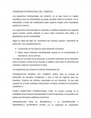 Organismo internacional.