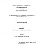 La importancia de las artes para el desarrollo integral del alumno