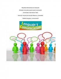Lenguaje y comunicación.. Página 1