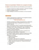 Modelo El objetivo de esta evidencia es que demuestres que eres capaz de: