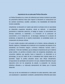 Politica educativa Importancia de una adecuada Política Educativa