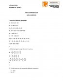 NÚMEROS REALES - TAREA