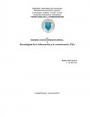 DINÁMICA SOCIO COMUNICACIONAL Y Tecnologías de la información y la comunicación (TIC)