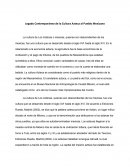 Legado Contemporáneo de la Cultura Azteca al Pueblo Mexicano