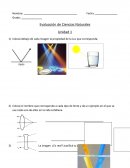 Evaluación de Ciencias Naturales.