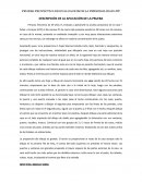 DESCRIPCIÓN DE LA APLICACIÓN DE LA PRUEBA