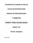 ENSAYO PSICOFISIOLOGÍA..