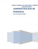 TEMA 3. ORIGEN Y DESARROLLO DE LA ADMINISTRACIÓN DE PERSONAL
