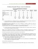 Problema Integrador Riesgo y tasas de rendimiento.