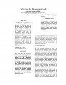 Informe de Bioseguridad.