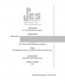 Eleane Estrategias de lectura y producción de textos literarios.