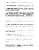 Cuestionario sobre la Educación.