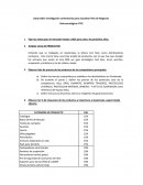 Desarrollo de Investigación para actualizar Plan de Negocios