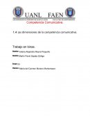 Competencia Comunicativa Las dimensiones de la competencia comunicativa.