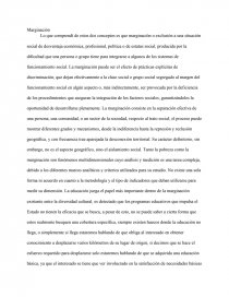 Concepto marginacion. Página 1