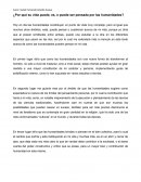 ¿Por qué su vida puede, es, o puede ser pensada por las humanidades?.