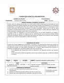 Planeacion argumentada DIAGNÓSTICO DEL GRUPO