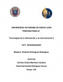 UNIVERSIDAD AUTONOMA DE NUEVO LEON PREPARATORIA #1 Tecnologías de la Información y la Comunicación 2