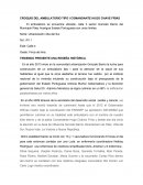 CROQUIS DEL AMBULATORIO TIPO I COMANDANTE HUGO CHAVES