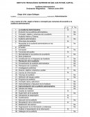 Evaluacion INSTITUTO TECNOLÓGICO SUPERIOR DE SAN LUIS POTOSÍ, CAPITAL