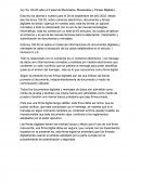 Ley No. 126-02 sobre el Comercio Electrónico, Documentos y Firmas Digitales.