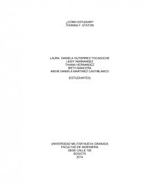 ¿CÓMO ESTUDIAR? THOMAS F. STATON. Página 1