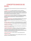 CONCEPTOS BASICOS DE EXCEL