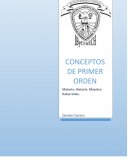 CONCEPTOS DE PRIMER ORDEN
