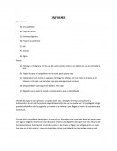 Informes de nuevos objetivos