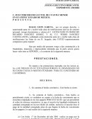 CONTESTACION DE DEMANDA EJECUTIVO MERCANTIL.