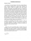 Fenomenos Sensoriales