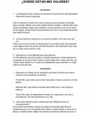 Donde estan mis valores ¿Consideramos que la actitud de reproche de Camilo fue la más apropiada?
