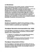 La Enseñanza: Puede realizarse por varios medios y formas, cualquier forma que adopte esta actividad