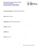 PLAN DE ESTUDIOS (PE): LICENCIATURA EN DERECHO AREA: DERECHO FISCAL