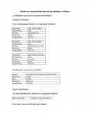 Informe de características técnicas de hardware y software