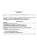 ESTRATEGIA GLOBAL “ MARATÓN DE EVALUACIÓN”