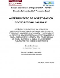 Proyecto de Software para Control de alumnos. Página 1