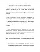 LA VIOLENCIA Y LOS PROCESOS DE PAZ EN COLOMBIA.