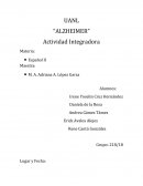 UANL “ALZHEIMER” Actividad Integradora