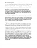 The Experiment psychological.