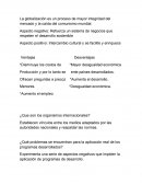 La globalización es un proceso de mayor integridad del mercado y la caída del comunismo mundial.