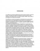 Un conflicto es el choque de diferencias entre dos seres humanos o entre dos grupos y se origina por la falta de conciliación entre dos puntos de vista, opuestos a una misma causa, en el entorno escolar, familiar, social, político o de cualquier otra í