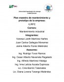 Plan maestro de mantenimiento